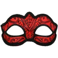 Red & Black Masquerade Mask - Capri Pk 1