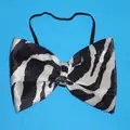 Zebra Print Bow Tie Pk 1