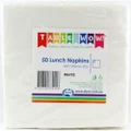 White 2 Ply Lunch Napkins Pk 50