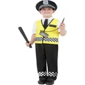 Child Police Boy Costume - Medium 7-9 Yrs