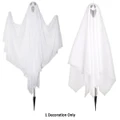 Fabric Ghost on Stake Halloween Decoration (Pk 1)