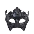 Black Jeter Roman Masquerade Eye Mask