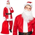 Adult Santa Suit Christmas Costume (Medium, 38-40in)