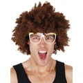 Curly Brown Afro Wig Pk1 (Wig Only)