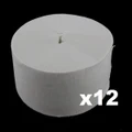 Jumbo White Crepe Paper Streamer (Bulk Pack 12 x 30m)