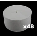 Jumbo White Crepe Paper Streamer (Bulk Pack 48 x 30m)
