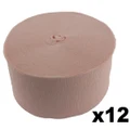 Jumbo Light Pink Crepe Paper Streamer (Bulk Pack 12 x 30m)