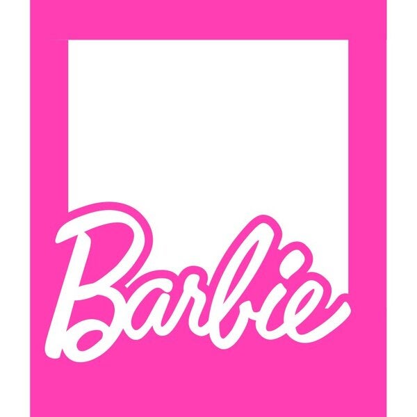 Barbie Photo Prop Frame (76 x 89cm)