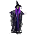 Giant Animated Light Up Halloween Witch Decoration