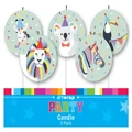 Party Animals Cake Candles (Pk 5)