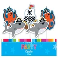 Pirate Ahoy Nautical Party Cake Candles (Pk 5)