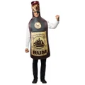 Adult Rum Bottle & Eye Patch Costume (One Size)