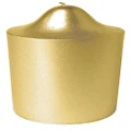 Metallic Gold Pillar Candle 7x18cm (Pk 1)