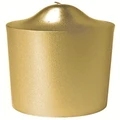 Metallic Gold Pillar Candle 7x23cm (Pk 1)