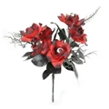 Red & Black Roses with Eyeballs Bouquet Halloween Decoration