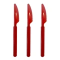 Cherry Red Heavy Duty Reuseable Plastic Knives (Pk 20)