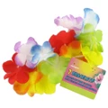 Bracelet / Anklet Luau Party Rainbow Flower Pk2