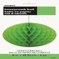 Lime Green Honeycomb Ball Decoration (20cm) Pk 1