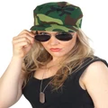 Military Set - Camo Cap, Glasses & Dog Tag Pk 1