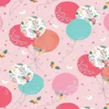 Floral Balloons Gift Wrap 1 Sheet