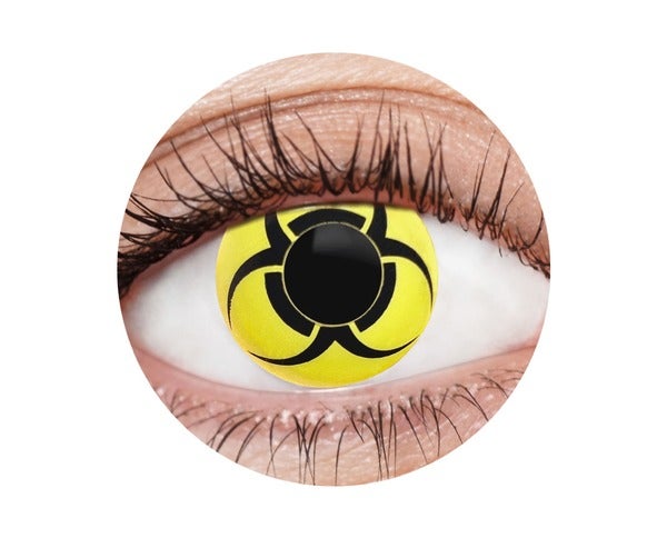 EyeFX Radioactive Costume Contact Lenses & Case