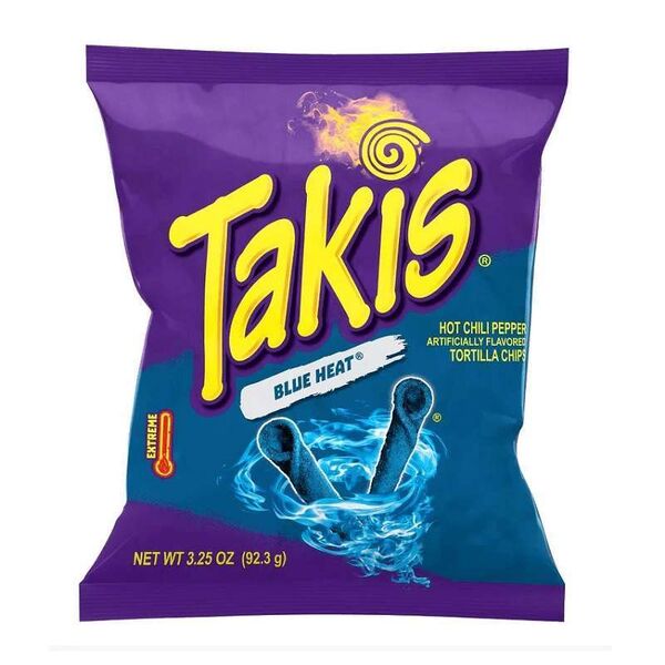 Takis Blue Heat Rolled Tortilla Chips 92g