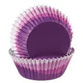 Purple Ombre Foil Lined Cupcake Cases Pk 36