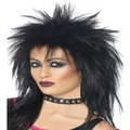 Rock Diva Black Mullet Wig Pk 1