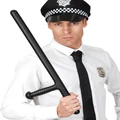 Black Plastic Police Baton (58cm) Pk 1