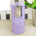 Purple Lilac & Cotton Blossom Scented Pillar Candle (15cm x 7cm) Pk 1