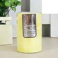 Yellow Pineapple Punch Scented Pillar Candle (5cm x 7.5cm) Pk 1