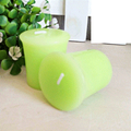 Green Pear Blossom & Jasmine Scented Votive Candle (4.5cm x 4.5cm) Pk 1 (1 Candle Only)