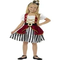 Child Deluxe Pirate Girl Costume (Small, 4-6 Years)