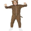 Tiger One Piece Suit Child Costume (Small, 4-6 Years)