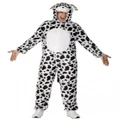Adult Dalmatian Dog One Piece Suit Costume (Medium, 38-40)