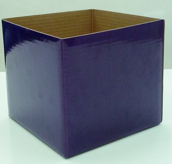 Mini Box 13cm x 11cm Purple Pk1
