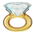 Diamond Wedding Ring 37in. Foil Supershape Balloon Pk 1