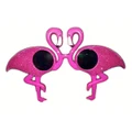 Pink Glitter Flamingo Party Glasses Pk 1