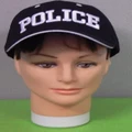 Black Police Cap Hat Pk 1