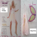 Adult Deluxe Pink Fairy Costume (One Size) Pk 1