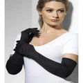 Long Black Gloves (1 Pair)
