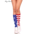 America Star and Stripes Knee High Socks (One Size) 1 Pair