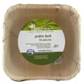 Eco Palm Leaf Square Bowls (5in.) Pk 10