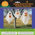 Halloween Ghosts Hanging Decorations with Balloons & Ties Pk 3