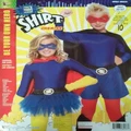 Child Blue Super Hero Shirt Costume Pk 1