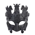 Achilles Roman Black Plastic Mask Pk 1