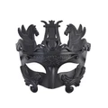 Achilles Roman Black Plastic Mask Pk 1
