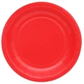 Cherry Red Round Paper Plates (17.5cm) Pk 20
