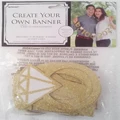 Create Your Date Gold Engagement Customisable Banner Pk 1