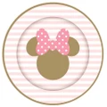 Minnie Mouse 9in. Paper Plates Pk 8